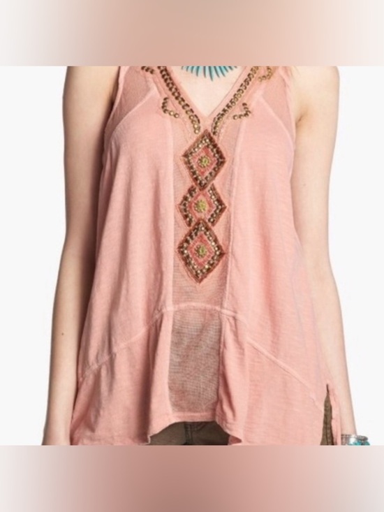 Free People Tops - Free People Focus On Center Tank Top Boho Revival Size Small